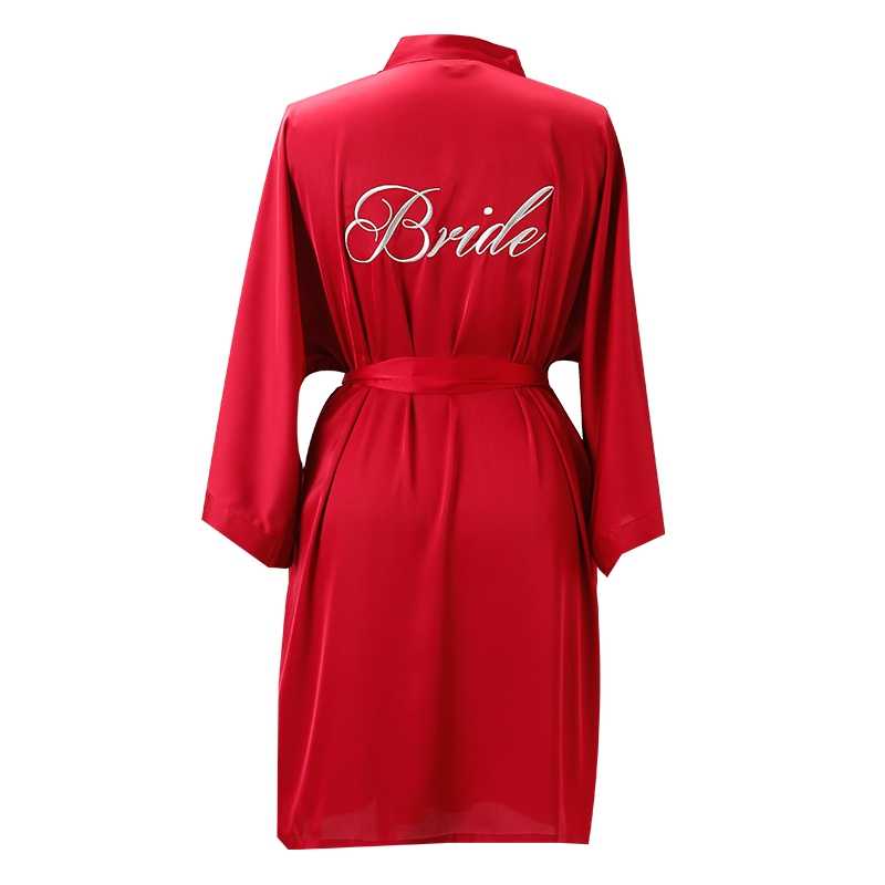 Custom Satin Bridesmaid Robes – Personalized with Name, Title, or Date