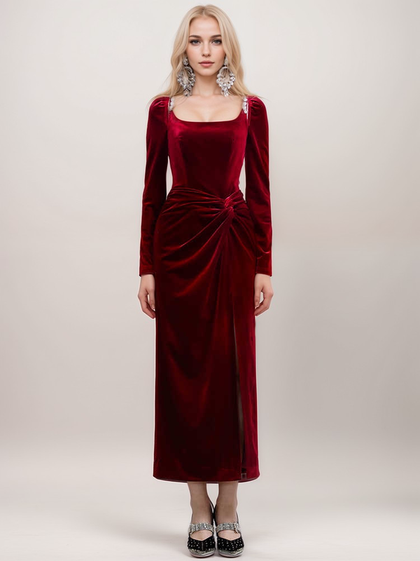 Elegant Velvet Dresses SelenaHuanStudio Elegant Velvet Dresses SelenaHuanStudio