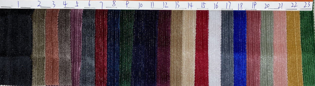 Glittering Strip Velvet Swatch