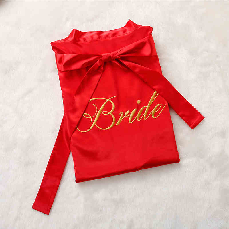 Custom Satin Bridesmaid Robes – Personalized with Name, Title, or Date