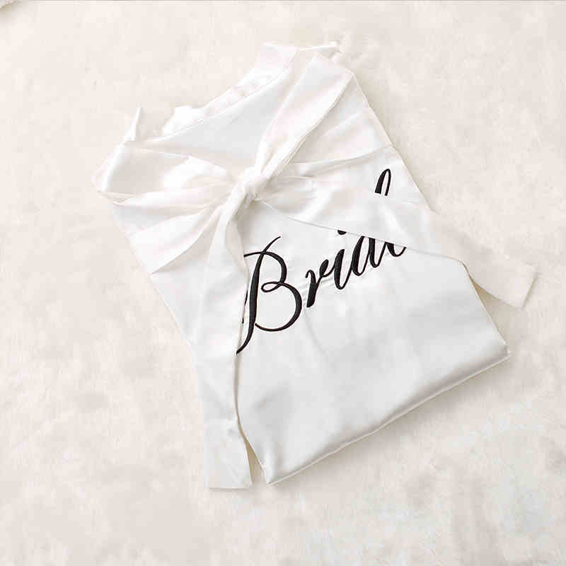 Custom Satin Bridesmaid Robes – Personalized with Name, Title, or Date